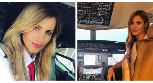 Красавица-шведка переквалифицировалась из парикмахера в пилота (13 фото + 1 видео)