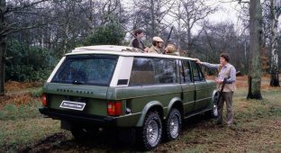 Шестиколесный Range Rover из 80-х (5 фото)