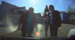 На пенсионера с пистолетом! Дорожный конфликт со стрельбой из Иваново (2 фото + 2 видео)