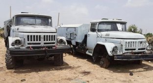 Пару советских грузовиков ЗИЛ-131 выставили на продажу в Индии (6 фото)