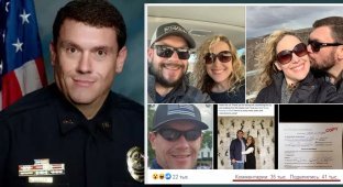 В Техасе шефа полиции уличили в тройной жизни: любовница спалила его на Facebook перед женой, невестой и всем городом (8 фото)