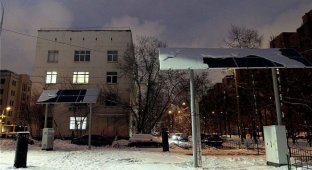 Солнечная энергия на благо дворов Москвы (4 фото)