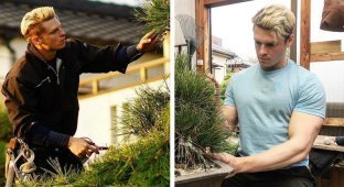 На пути к своей мечте: Тацумаса Мурасаме - слишком красивый шведский садовник, принявший гражданство Японии (13 фото)