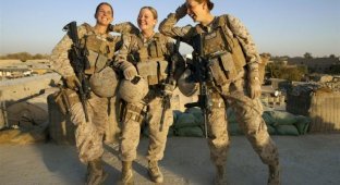 Женщины-военные в Афганистане (8 фотографий)