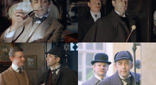 Великий сыщик Шерлок Холмс в исполнении актеров разных лет (25 фото)