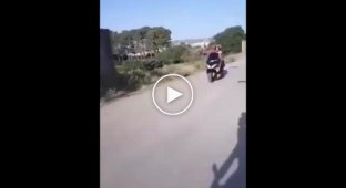 Плохая поездка на мотоцикле