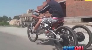 Украинцы создали необычный велосипед