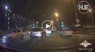 Эпичная погоня полицейских за ворами в Иркутске