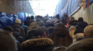 Коллапс на станции метро «Тульская» в Москве (5 фото + видео)