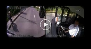Водитель остановил автобус, чтобы отбить пенсионерку у грабителя
