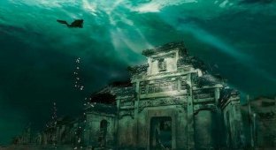 Потерянный город Ши Чен обнаружен под водой в Китае (13 фото)