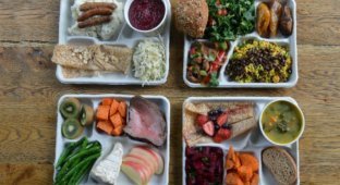 Что едят школьники по всему миру? 9 примеров школьных обедов разных стран (10 фото)