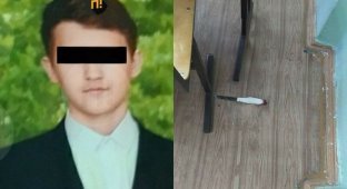 15-летний школьник в Ульяновске напал на учительницу с ножом (4 фото + 3 видео)