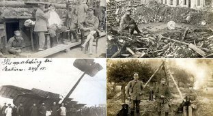 В немецких окопах Первой Мировой (21 фото)