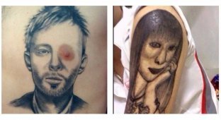 Безобразие: 20 самых нелепых татуировок (25 фото)