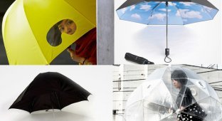 Обзор необычных и забавных зонтов (24 фото)
