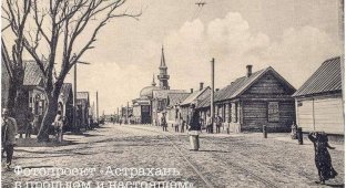 Колоритное фото: Астрахань 100 лет назад и в наши дни (2 фото)
