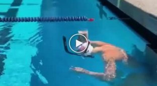Невероятная стабилизация и впечатляющие способности олимпийского пловца