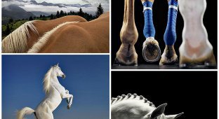 Грация прекрасных лошадей в фотопроекте Equus (46 фото)