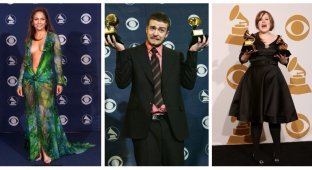 Как это было: образы звезд на премии Grammy в 2000-х (29 фото)