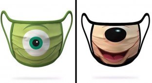 Компания Disney выпустила линию защитных масок для детей (25 фото)