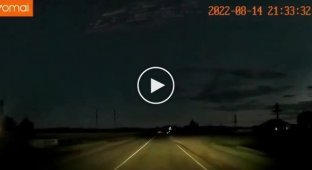 Необычный «сюрприз» встретил на вечерней дороге водитель из Омской области (мат)