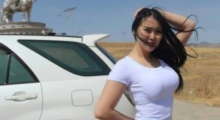 Монгольские девушки в социальных сетях (46 фото)