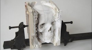 Бумажный череп от канадского дизайнера MASKULL LASSERRE (10 фото)