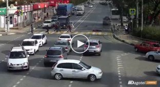 Пешеход попал под колеса в Дагомысе