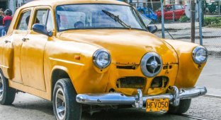 Старинные авто на улицах Гаваны (40 фото)