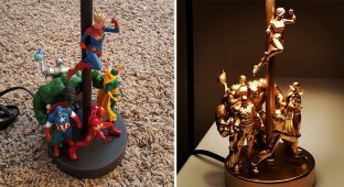 Лампа своими руками из супергероев (11 фото)