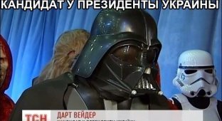 Президент Украины Дарт Вейдер грозится построить 'Звезду смерти' (7 фото)