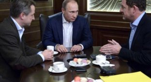 Выложенное на сайте Кремля интервью Путина немецким журналистам было лишено острых вопросов (3 фото + текст)