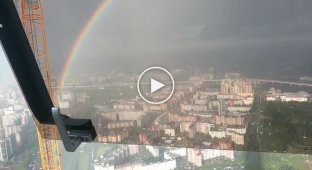 Круглая радуга в Санкт-Петербурге