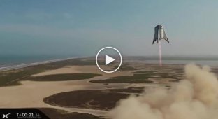 Starhopper от SpaceX совершил успешный прыжок на высоту в 150 метров