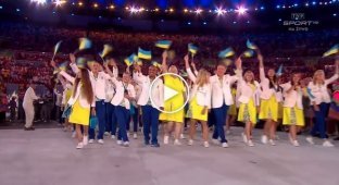 Выход нашей сборной на Олимпиаде в Рио