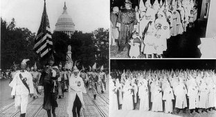 Ку-клукс-клан идет по Вашингтону: шокирующие фото 1920-х годов (11 фото)