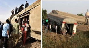 Уж лучше на верблюдах: в Египте снова железнодорожная катастрофа с жертвами (10 фото)