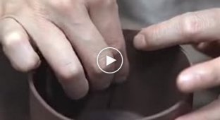 Чайник созданный вручную по необычной технологии