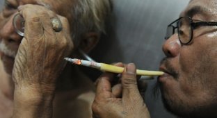 Лечения рака табачным дымом (4 фото)