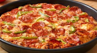 Рецепт Пиццы на сковороде за 10 минут! (6 фото)