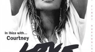 Обнаженная Courtney Love в журнале POP (12 фотографий)
