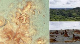 С помощью лазерного локатора ученые нашли тайный город майя (15 фото)
