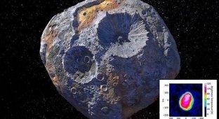 НАСА отправит миссию к астероиду, который полон драгоценных металлов (6 фото)