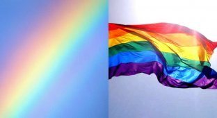 Москвич планирует судиться с ЛГБТ, чтобы вернуть людям радугу (2 фото)
