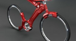 Футуристический концепт велосипеда (5 фото)