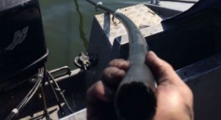 Украинские пограничники обнаружили подводный спиртопровод из Молдовы (3 фото)