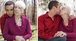 Ей 91 год, а мужчине — 31. Они доказывают, что любви все возрасты покорны