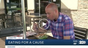 Житель Калифорнии обедал в курином ресторанчике 153 дня, чтобы собрать деньги на благотворительность