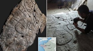 Археологи нашли самую старую карту Европы (7 фото)